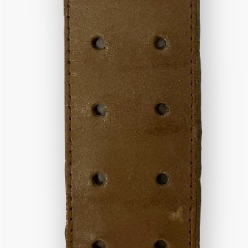 Vintage Braided Leather Twist Belt